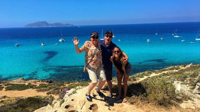 Our guests have the vacation of a lifetime getting to the beach or out for a hike in Favignana, Sicily. It's beauti